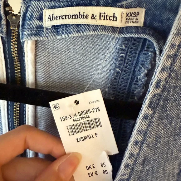 Abercrombie & Fitch Light Blue Women's Denim Dress - Picture 5 of 5